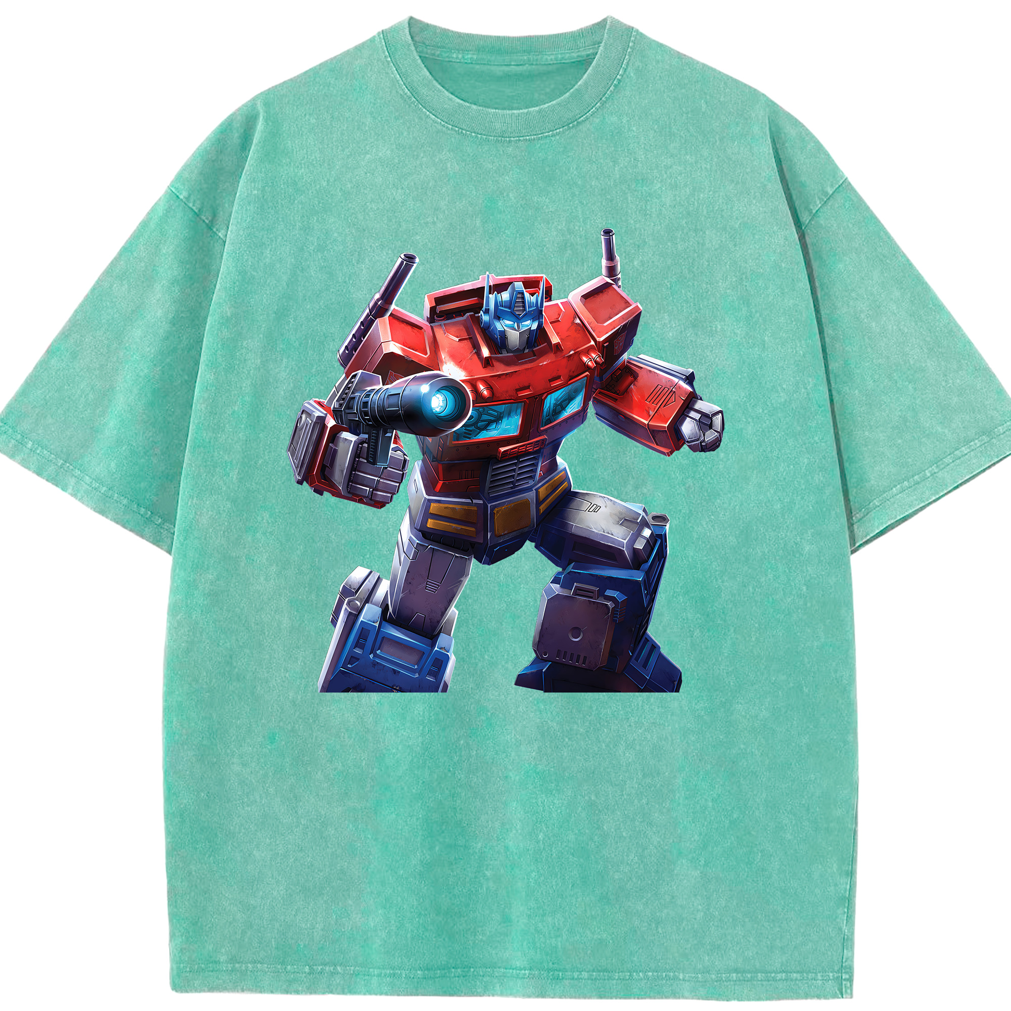 （画像用） Transformers トランスフォーマー 綿100% ヴィンテージ風 半袖Tシャツ（フロントプリント）